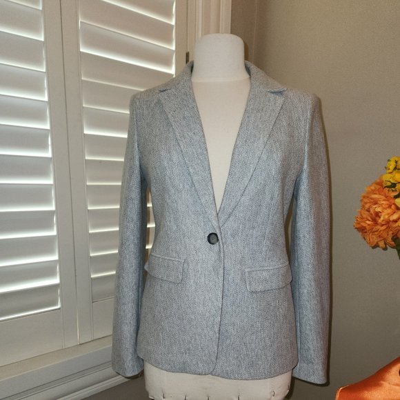 Womens Loft Tweed Blazer - Picture 2 of 13